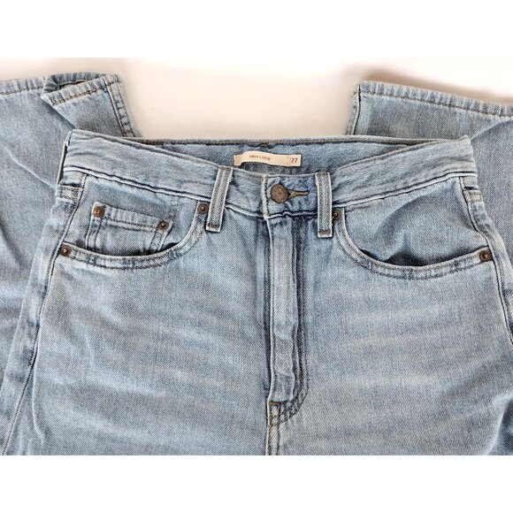 Levi Light Wash High Loose Baggy Jeans Size 27 - Picture 4 of 14